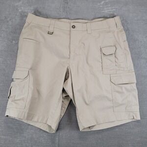 5.11 Tactical Mens Cargo Shorts‎ Size 38 Khaki Tan Ripstop Hiking Work Utility